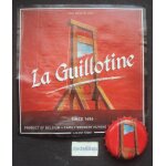 Etiquette et capsule de bire blonde belge   la guillotine