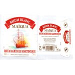 Etiquette de rhum blanc agricole maïqua 40 Etiquette de rhum blanc agricole maïqua 40