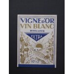 Etiquette vin blanc moelleux