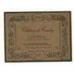 Etiquette de vin chateau de cauley loupiac 1998 neuf