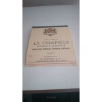 Etiquette de vin chteau la chapelle bordeaux suprieur 1982 neuve