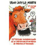 Etiquette vin coco salon dessin humour et caricature st just le martel 2016 (charlie hebdo)