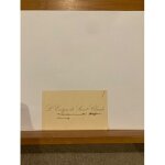 Eveque de saint - claude carte de visite autographe non sign�e non dat�e