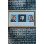 Ex libris blake et mortimer 2023. cadre simple 33�20