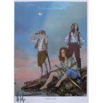 Ex libris les corsaires d'alcibiade sign� par liberge