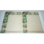 Exposition internationale de paris 1937, lot de 2 menus; chantons le vin, pavillon des vins de france ...