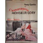 L'extravagant monsieur cory - affiche pliee 120 x 160 - blake edwards - tony curtis