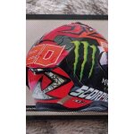Fabio quartararo . moto gp . yamaha . casque . saison 2022 . panini . sticker