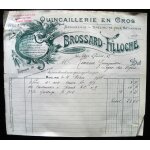 Facture de 1924. quincaillerie en gros brossard filloche 47, rue d'allier moulins