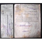 Facture et mandat a l'ordre de 1925 ancienne maison godin socit du familistre colin & cie a guise