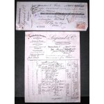 Facture et mandat a l'ordre de 1926. sp�cialit� de graines fourrag�res exportation cr�ation de prairies ...