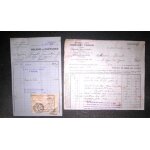 Facture et relev� de factures ann�e 1925 quincaillerie javouhey pernin chalon sur sa�ne (sa�ne et loire) ...