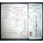 Facture et son mandat a l'ordre de 1929. sp�cialit� de graines fourrag�res exportation legrand et cie ...