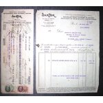 Facture et son mandat a l'ordre de 1930. samtor 64, rue de la botie paris(viii)matriaux pour toitures ...