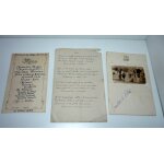 Famille de noblet d'anglure, 3 documents dont un po�me de jean de noblet