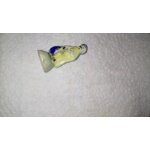 Femme homme avec cape bleu