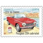 F�te du timbre : voitures anciennes : peugeot 204 cabriolet ann�e 2020 n 5390 yvert et tellier luxe
