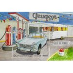F�te du timbre : voitures anciennes : peugeot 404 berline feuillet 5391 ann�e 2020 n 5391 yvert et tellier ...