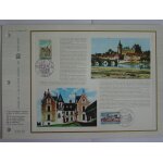 Feuillet philat�lique cef 244 - chateau de gien, le clos - luc�.