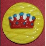 Fve couronne rouge sur galette - srie couronnes (casino 2016)