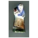 F�ve - cr�che : personnage - socle vert