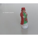 F�ve cr�che - roi mage rose et vert