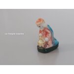 Fve crche - roi mage rouge et bleu