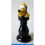 F�ve disney brillante iris�e : le chien pluto en pi�ce d'�chec, pion noir
