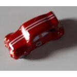F�ve de galette des rois citro�n 2cv sport rouge avec bandes blanches et inscription 70 sur une porti�re ...