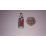 F�ve mat santon cr�che de no�l socle vert