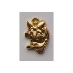 F�ve en m�tal dor� disney de 1989 = daisy ( avec b�li�re pendentif )