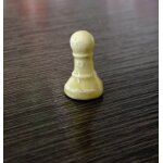 F�ve pion jaune jeu d'echecs maurin