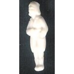F�ve en plastique ancienne = un enfant - 1 point dinjection sur la main