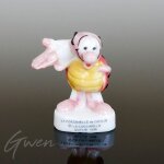 Feve rare bd la coccinelle rose de gotlib 1999 porcelaine miniature