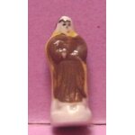 F�ve roi mage / roimage cheveux marrons avec tunique marron et cape jaune