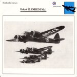 Fiche avion bristol blenheim mk. 1 Fiche avion bristol blenheim mk. 1