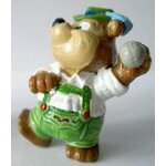Figurine boris kapput (sans accessoire) - s�rie les ours bavarois a la foire (kinder 1999)