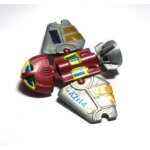 Figurine  kinder  (1997) navette spatiale bordeaux (k98n3 / k98 - 3)