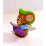 Figurine  kinder  (1998) s�rie: tom et jerry, n8 - jerry accord�oniste (k99n89 / k99 - 89)