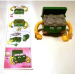 Figurine  kinder  (2002) le gang des rues, n3 - benne a ordures (k03n81 / k03 - 81) + bpz