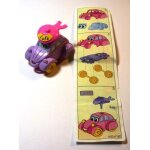 Figurine  kinder  (2002) - voiture lulu  love cars  (k03n62) + bpz