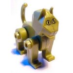 Figurine  kinder  (2004) - animaux robots / le chat ( c98 / c - 98 ) avec bpz