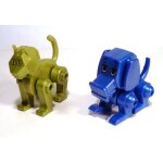 Figurine kinder (2004) série complète: robots chat et chien (c97 et c98) Figurine kinder (2004) série complète: robots chat et chien (c97 et c98)