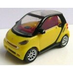 Figurine kinder (2008) - voiture smart fortwo coup� jaune ( tt089 / tt - 089 ) avec bpz