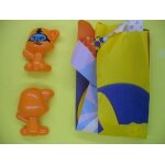 Figurine kinder 2012 chiens et chats parachutistes chien orange tr 046 - a Figurine kinder 2012 chiens et chats parachutistes chien orange tr 046 - a