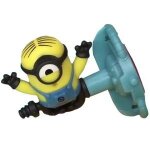 Figurine  kinder  (2023) - les minions dans l'espace / n 4 - stuart ( vt417 / vt - 417 ) avec bpz