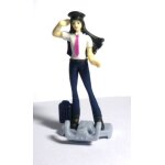 Figurine  kinder  (2023) - srie; barbie / n 4 - barbie pilote de ligne ( vd404 / vd 404 ) avec bpz