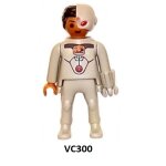 Figurine kinder (2025) - srie: dc playmobil / n 10 - cyborg ( vc300 / vc - 300 ) avec bpz
