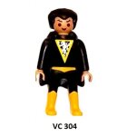Figurine  ; kinder ; (2025) - srie: dc playmobil / n 14 - black adam ( vc304 / vc - 304 ) avec bpz