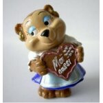 Figurine kinder kati mide les ours bavarois a la foire 1999